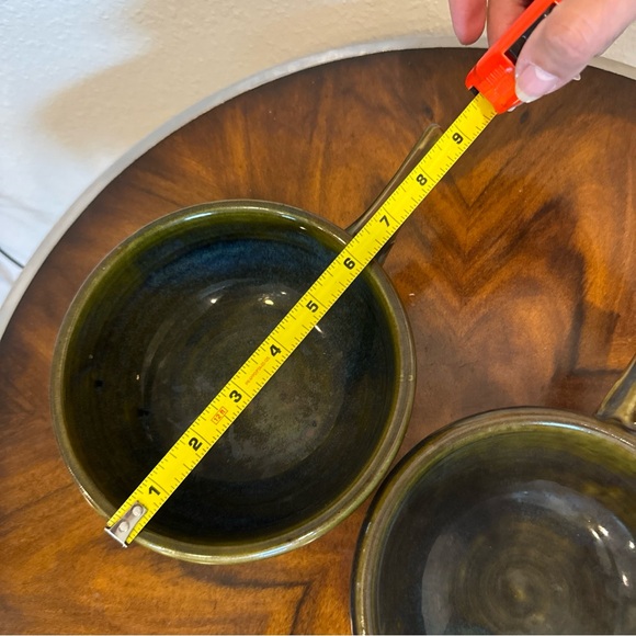 Artifact Jamestown Collection Handcrafted Ceramic Soup Bowls with Handles - Picture 8 of 9